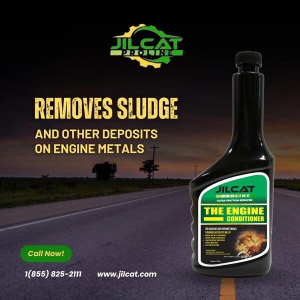 Jilcat Proline the engine conditioner removes sludge