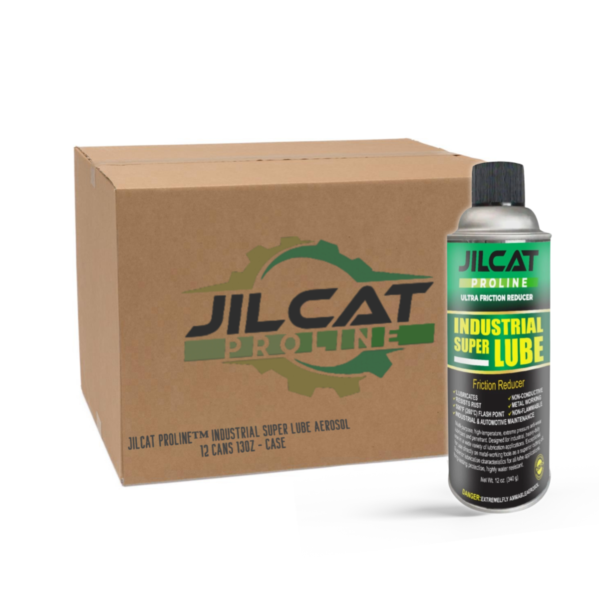 JilCat Proline Industrial Super Lube Aerosol 12 Bottles - Case - JilCat  Proline